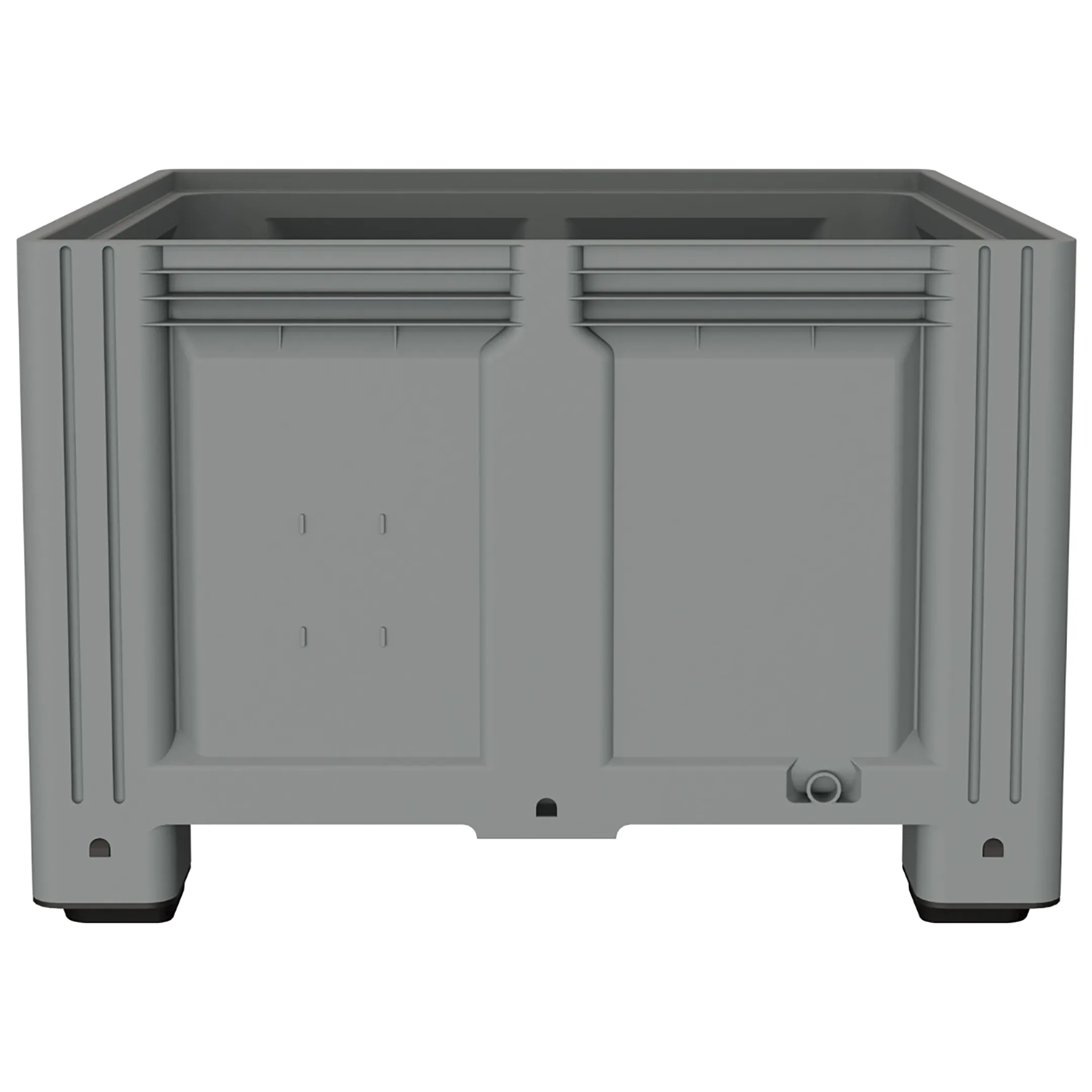 Пластиковый контейнер IBOX 1130x1130x760 (сплошной, на ножках) арт. 11.604BF.92.РЕ.С10, без крышки