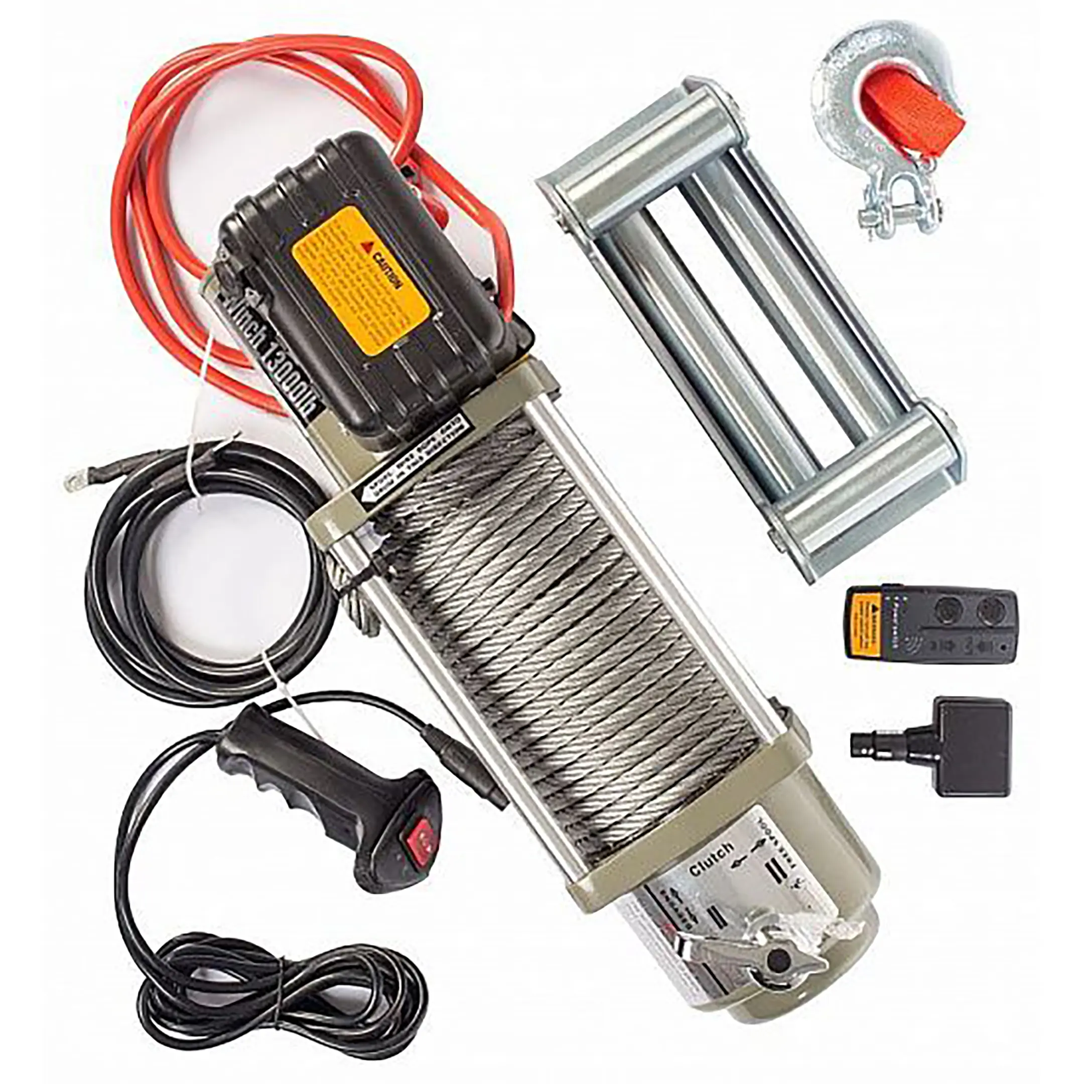 Лебедка автомобильная TOR ЛА SEC13000 г/п 5897 кг 28 м 12V