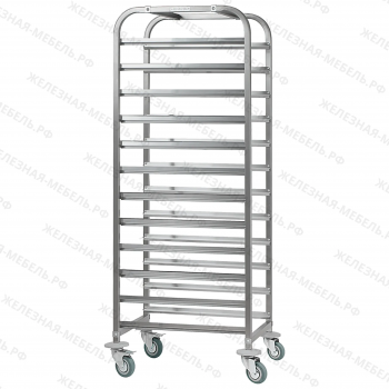 Тележка-шпилька ТШПр - 1600х460х615 &laquo;Retail&raquo;  (12 уровней противней 400х600)