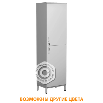 Шкаф лабораторный ШпЛ-3 (корпус ЛДСП серый, каркас серый)