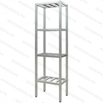 Стеллаж полочный СПЛп &laquo;Profi Inox&raquo; 2000х600х400 (полка-решетка 4 шт.)