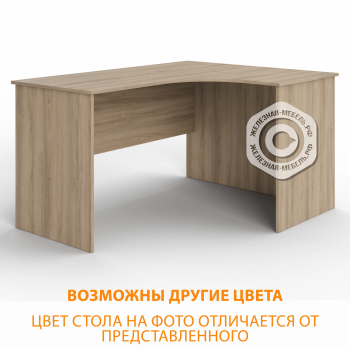 Стол рабочий угловой СУ правый (корпус и столешница ЛДСП дуб вотан)