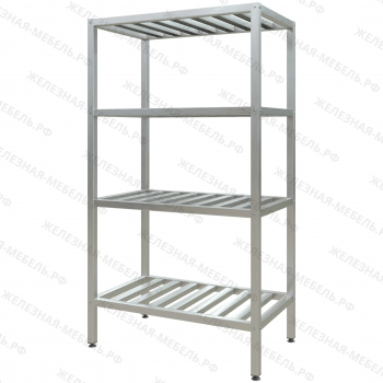 Стеллаж полочный СПЛп &laquo;Profi Inox&raquo; 1800х1000х600 (полка-решетка 4 шт.)