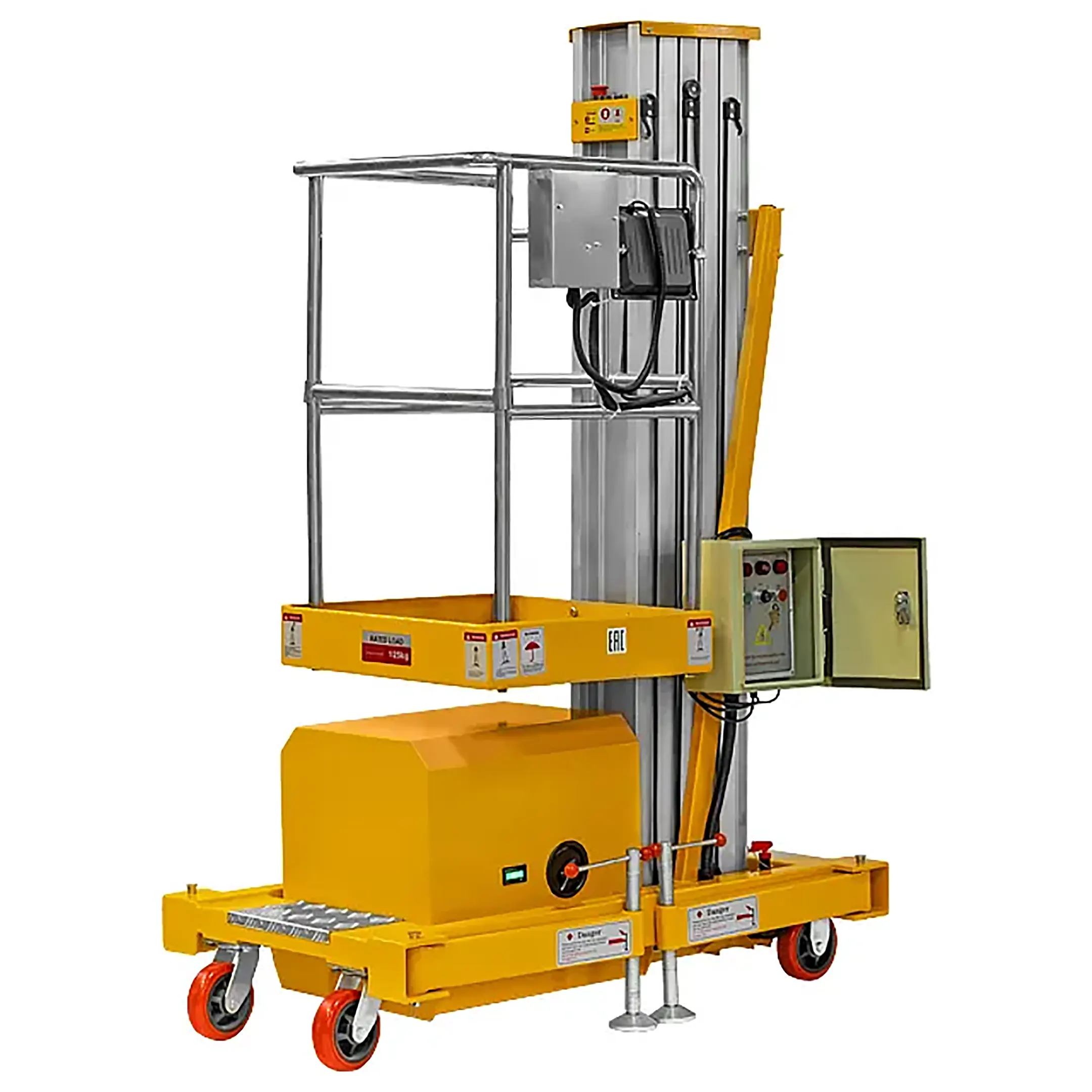 Подъемник одномачтовый несамоходный GTWY 6-100 (AC&DC; 125 кг; 6 м) СМАРТЛИФТ (SMARTLIFT)