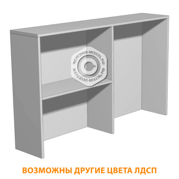 Надстройка для стола или тумбы Н-3 (ЛДСП серый)
