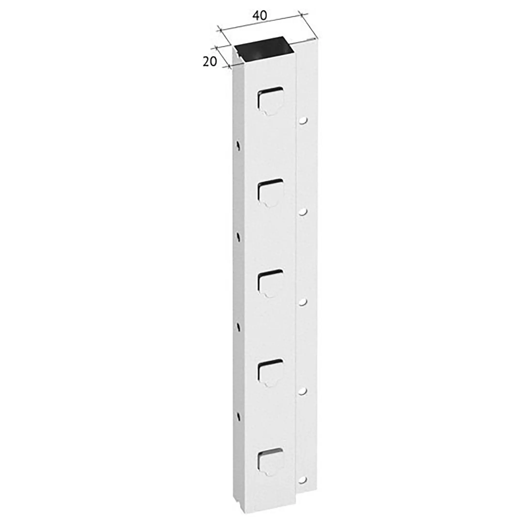 Стеллаж KlestO SE205-410 2000х1040х400 (5 полок) быстросборный