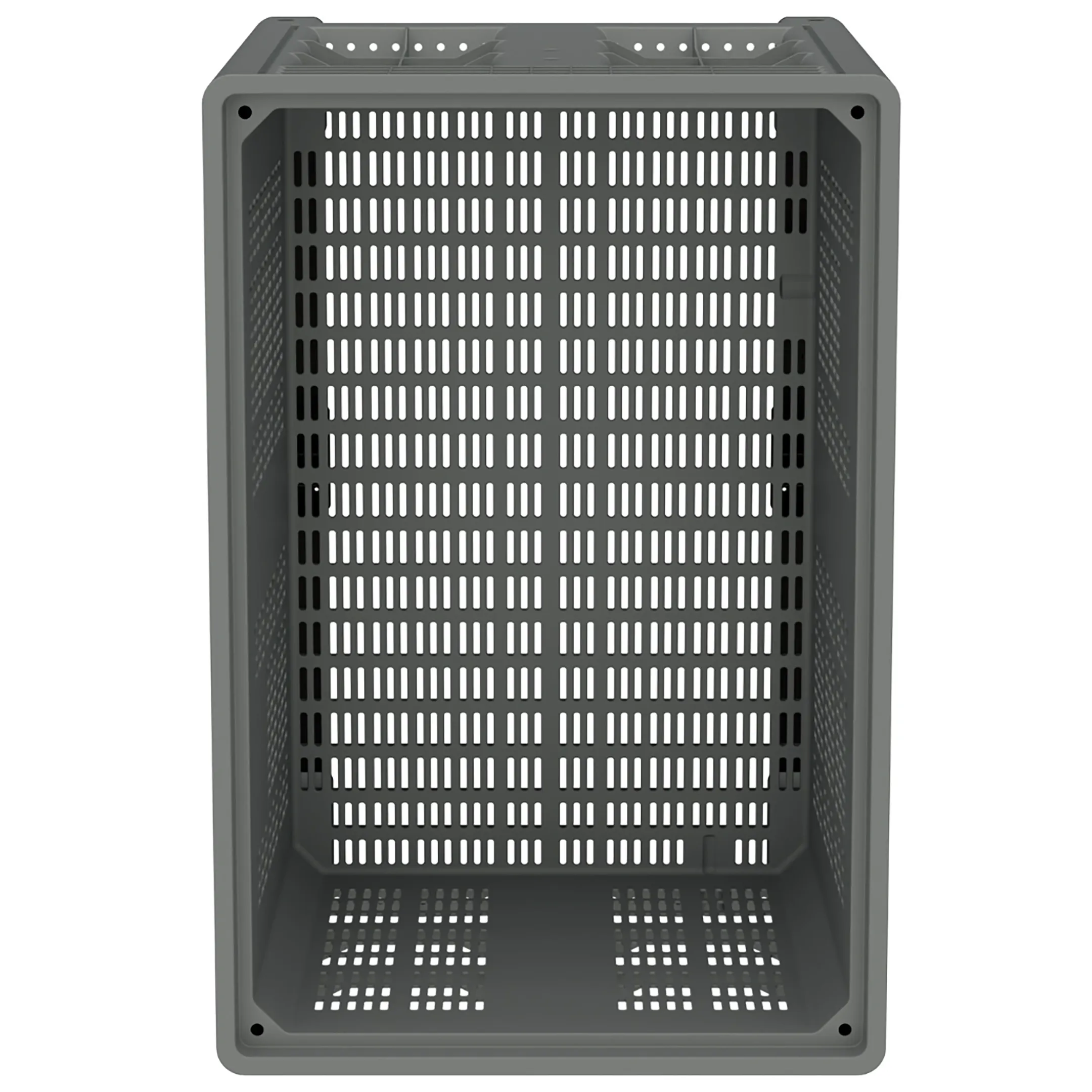 Пластиковый контейнер IBOX 1200х800 (перфорированный, на полозьях) арт. 11.602.92.РЕ.С9, без крышки