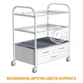 Стол манипуляционный СиП-1 (каркас белый)