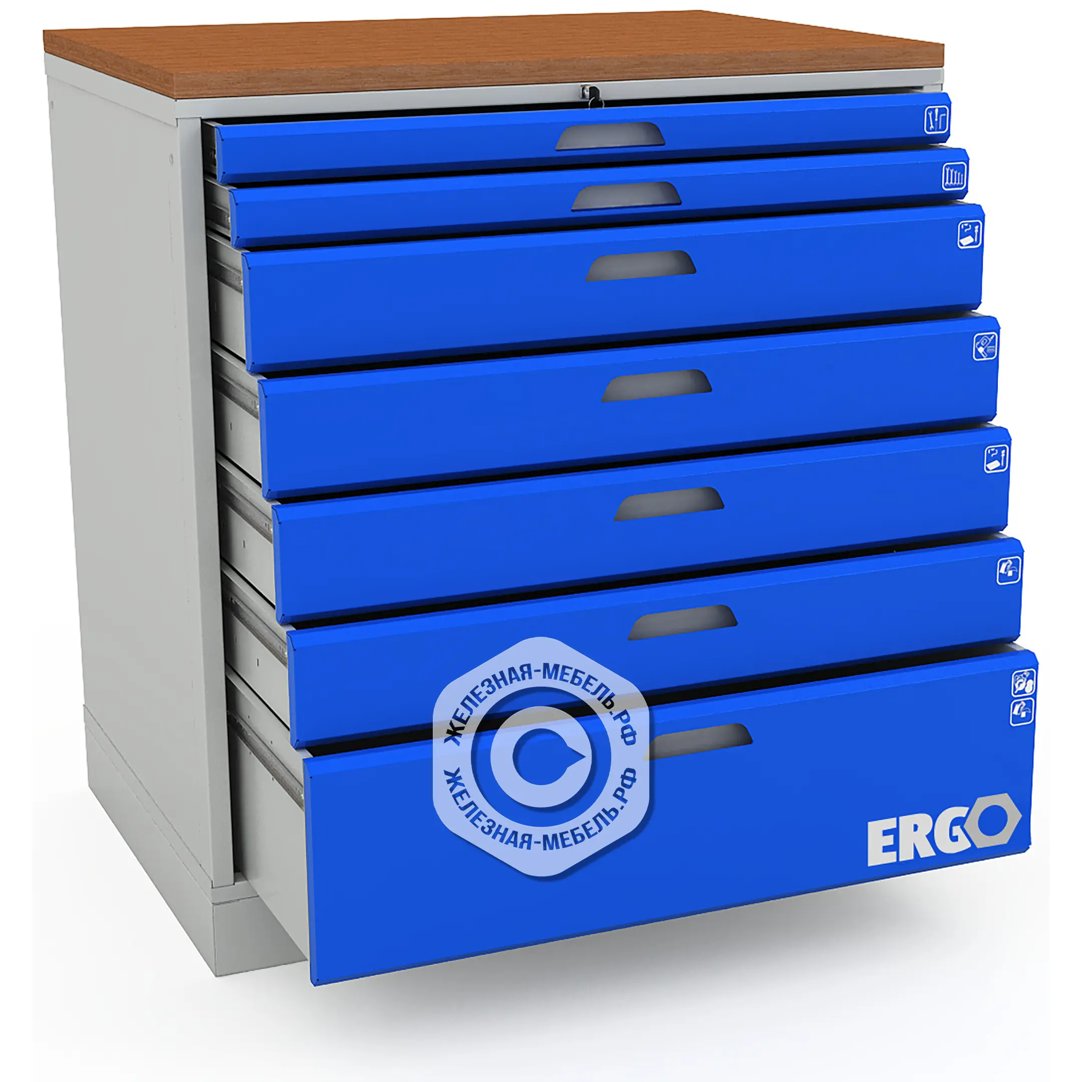 Тумба инструментальная ERGO XL 07.2