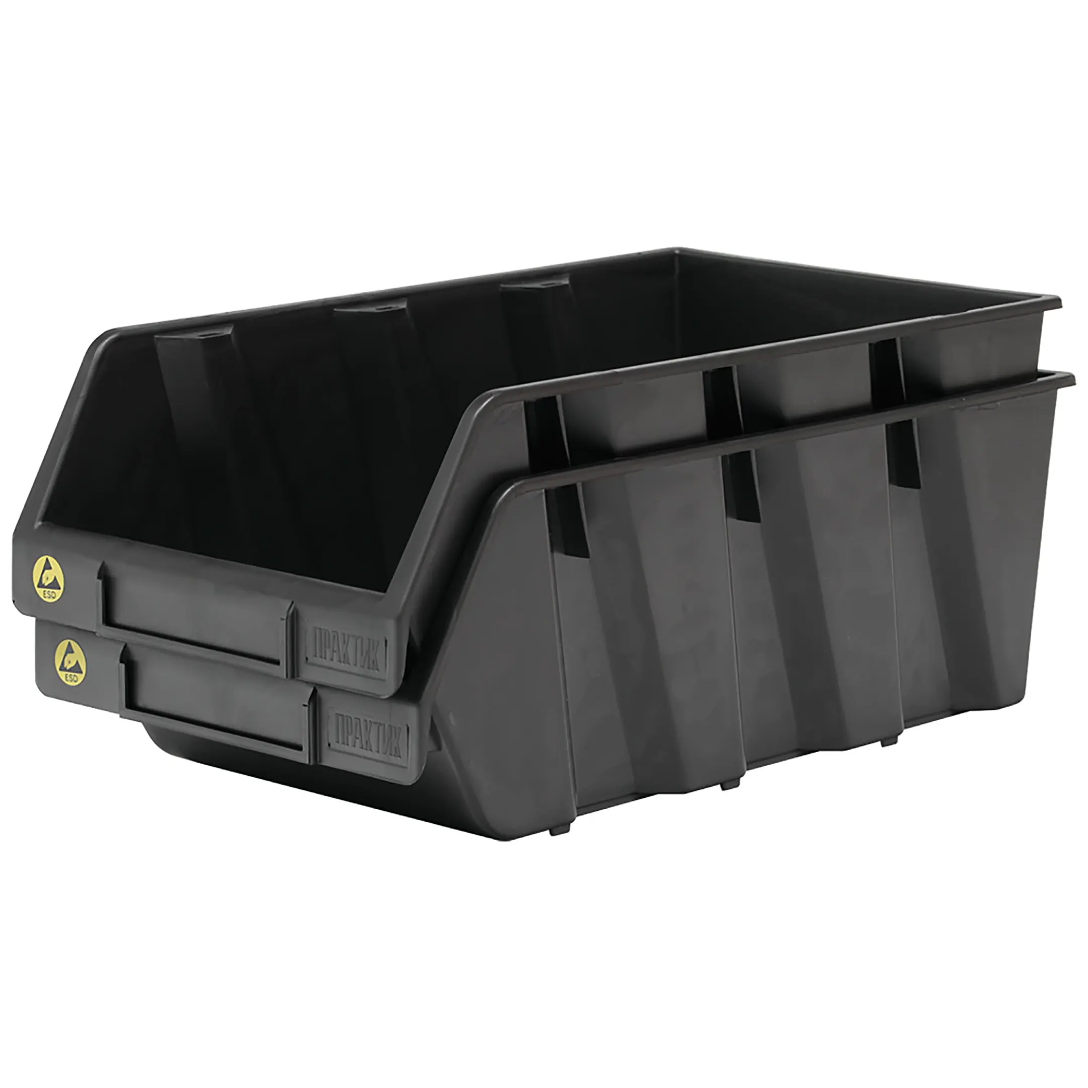 Ящик пластиковый Практик ESD 400x230x150 антистатический