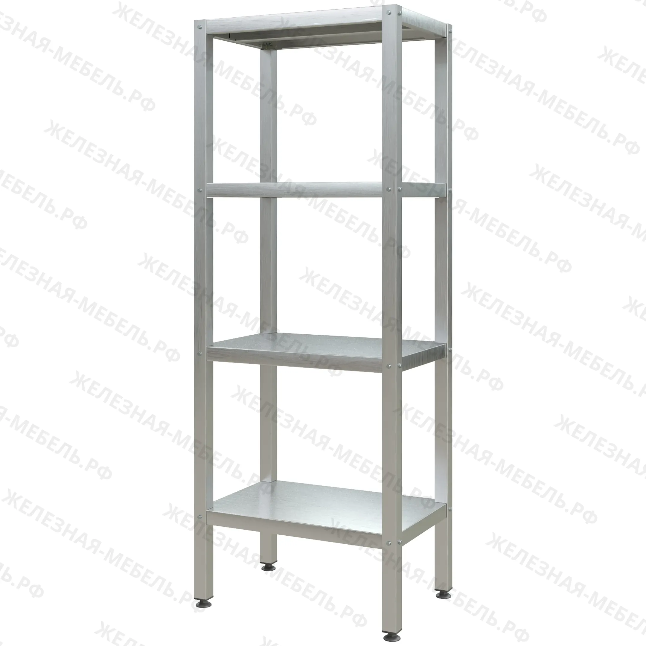 Стеллаж полочный СПЛп &laquo;Profi Ral&raquo; 1600х600х600 (полка сплошная 4 шт.)