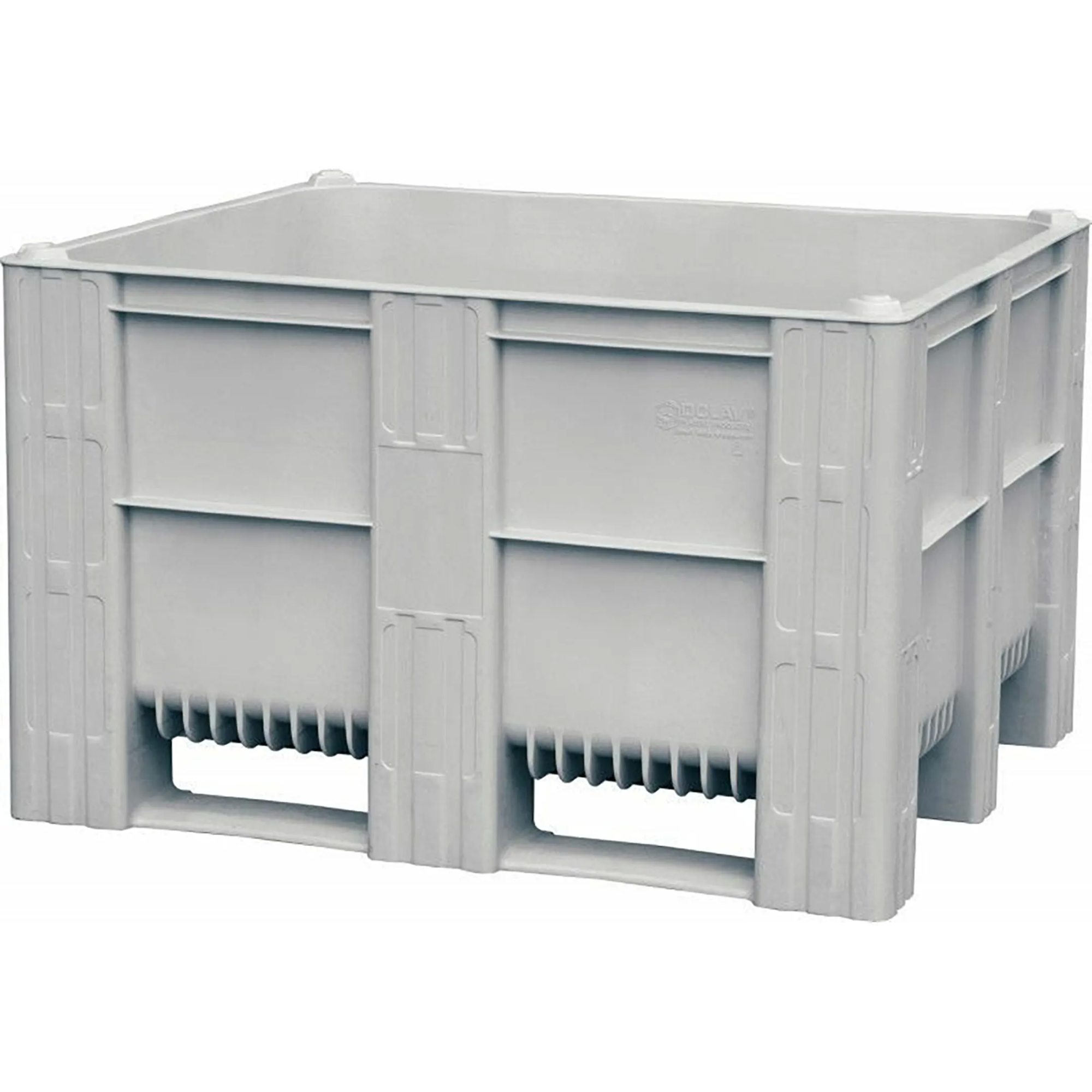 BoxPallet 1200х1000х740 мм сплошной на 3-х полозьях арт. 10-100-ОА-ACE-3, без крышки