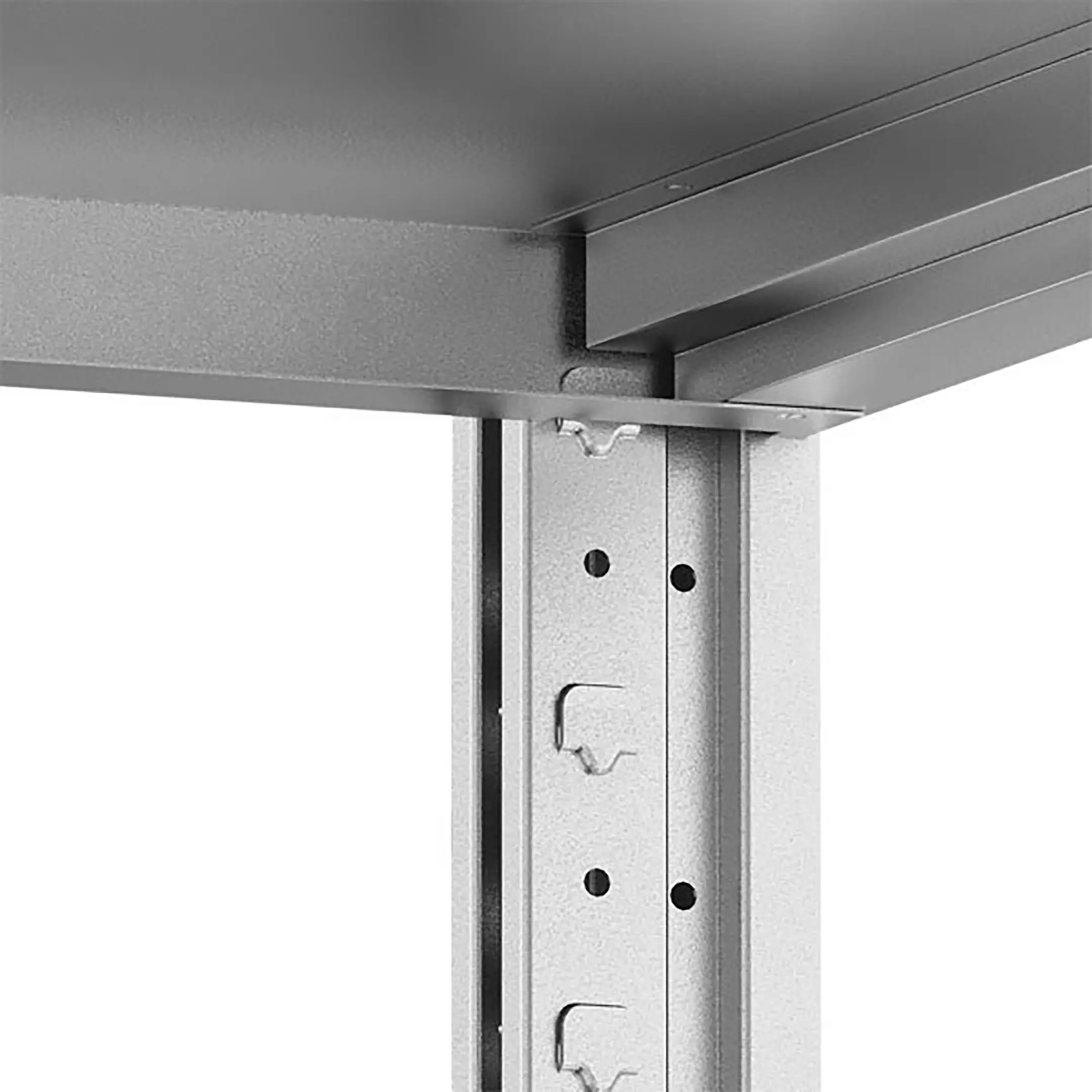 Стеллаж KlestO НE204-312 2000х1330х300 (4 полки) усиленный, быстросборный
