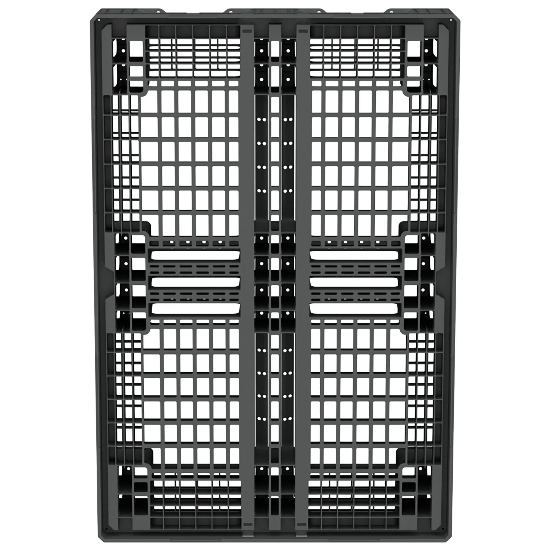 Усиленный перфор. поддон на 3 полозьях усиленный 2 трубами 1200x800x150 арт. 02.117.91.PEF.S.T206