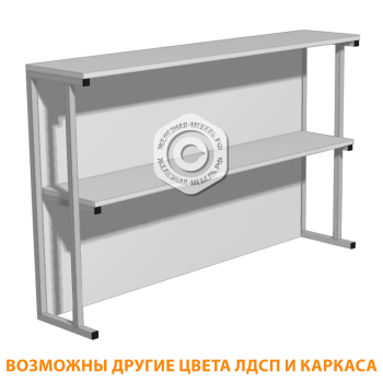 Надстройка для стола или тумбы Н-6 (ЛДСП серый)
