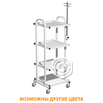 Стеллаж-стойка для приборов ТЭ-1 (белый)