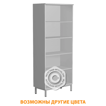 Шкаф для документов и материалов ШД (ЛДСП серый, каркас серый)