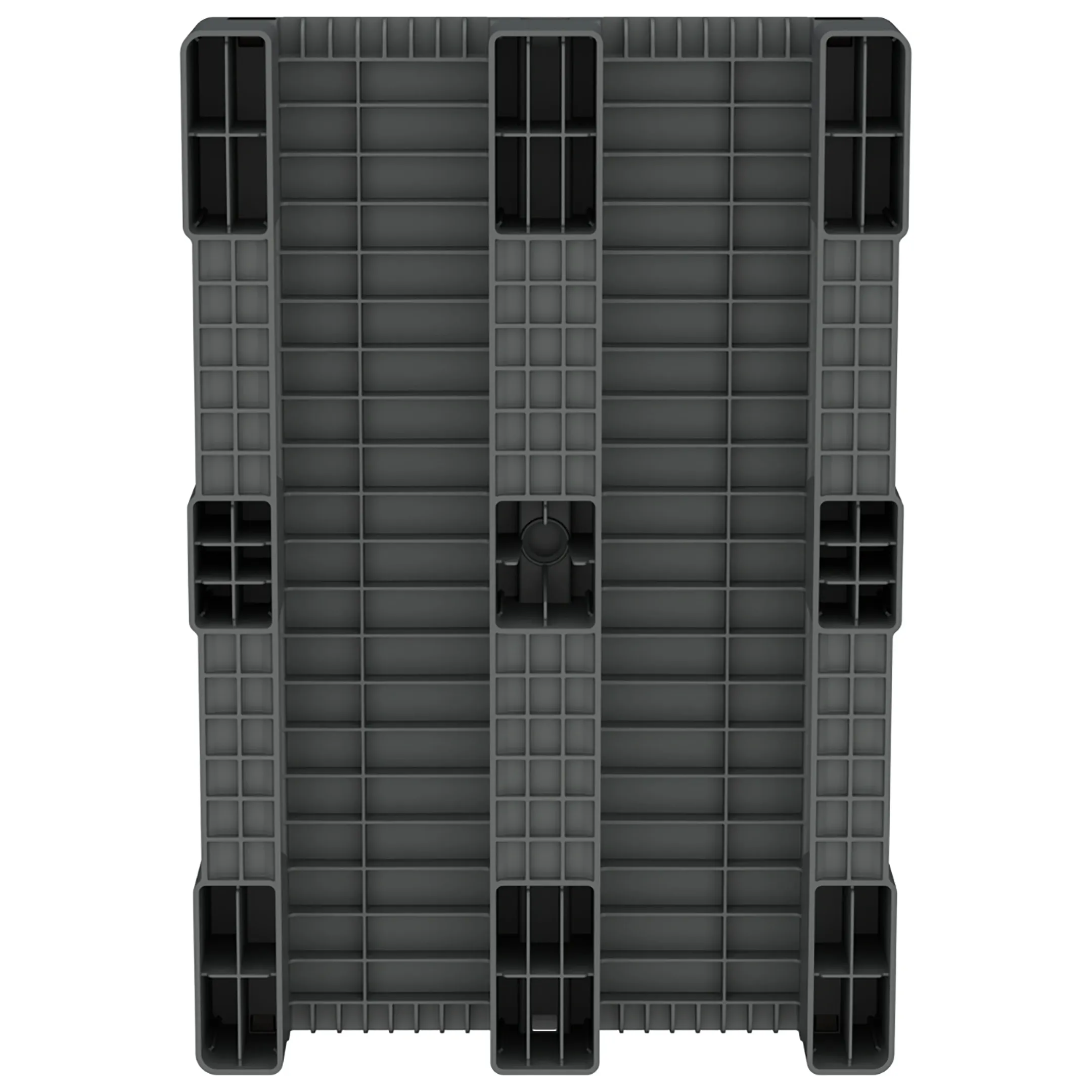 Усиленный сплошной поддон на 3 полозьях усиленный 2 трубами 1200x800x150 арт. 02.117F.91.PEF.S.T206