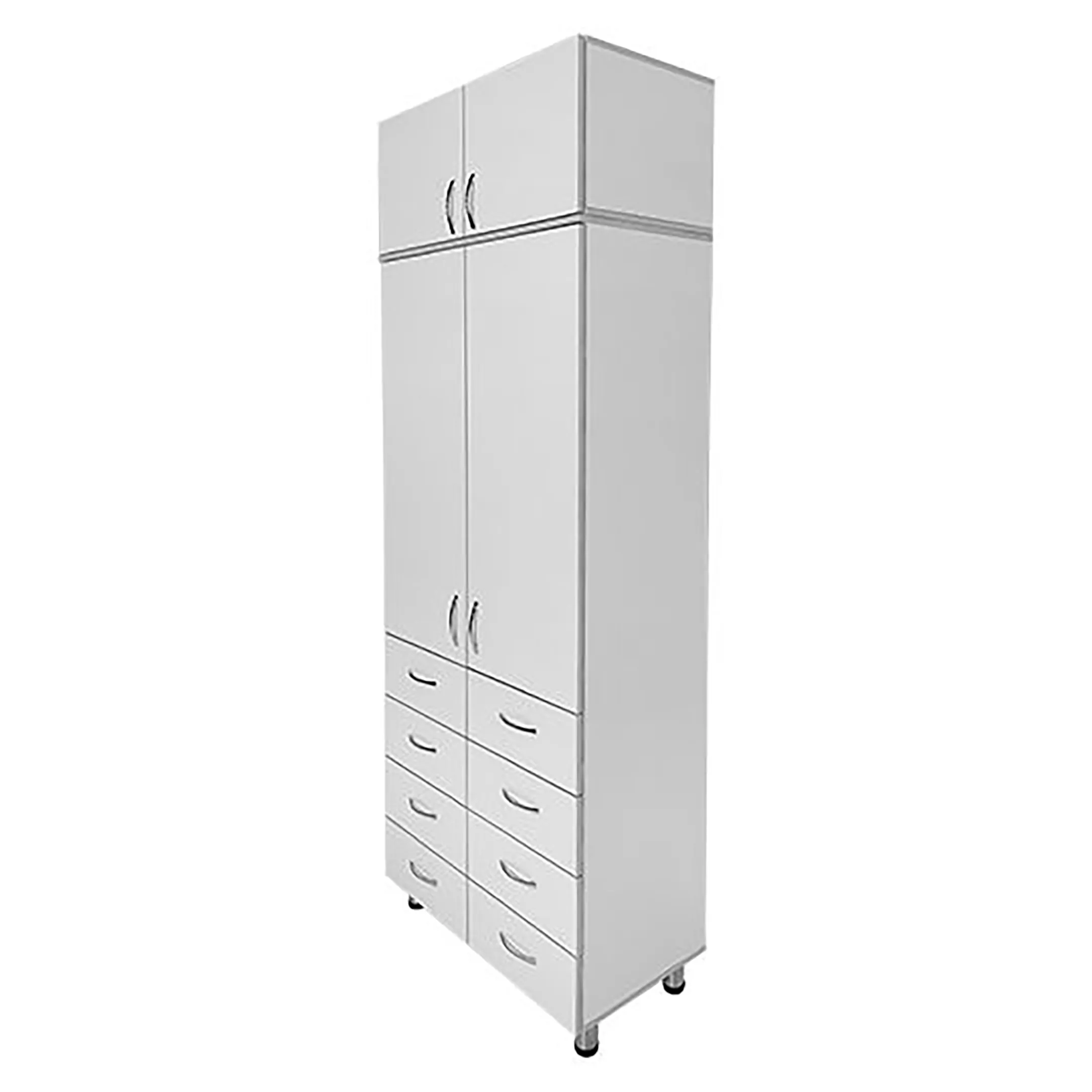 Шкаф медицинский СТР МД 103.20 + антресоль СТР МД 112.02 (белый)