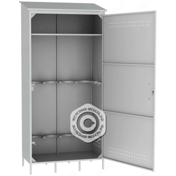 Шкаф для 6-ти газовых баллонов ШГБК усиленный с полкой (2400х1150х600)