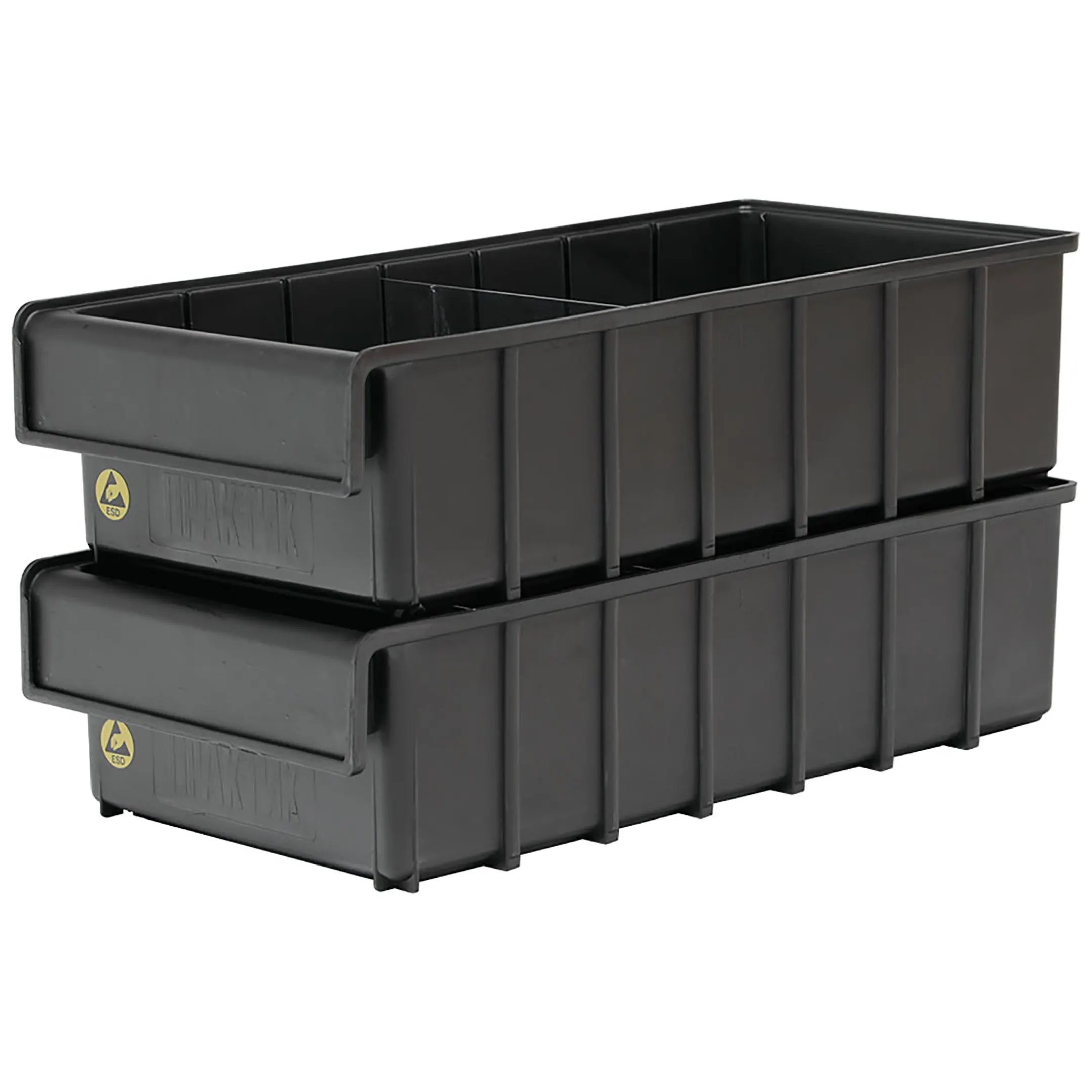 Ящик пластиковый Практик ESD 400x185x100 антистатический