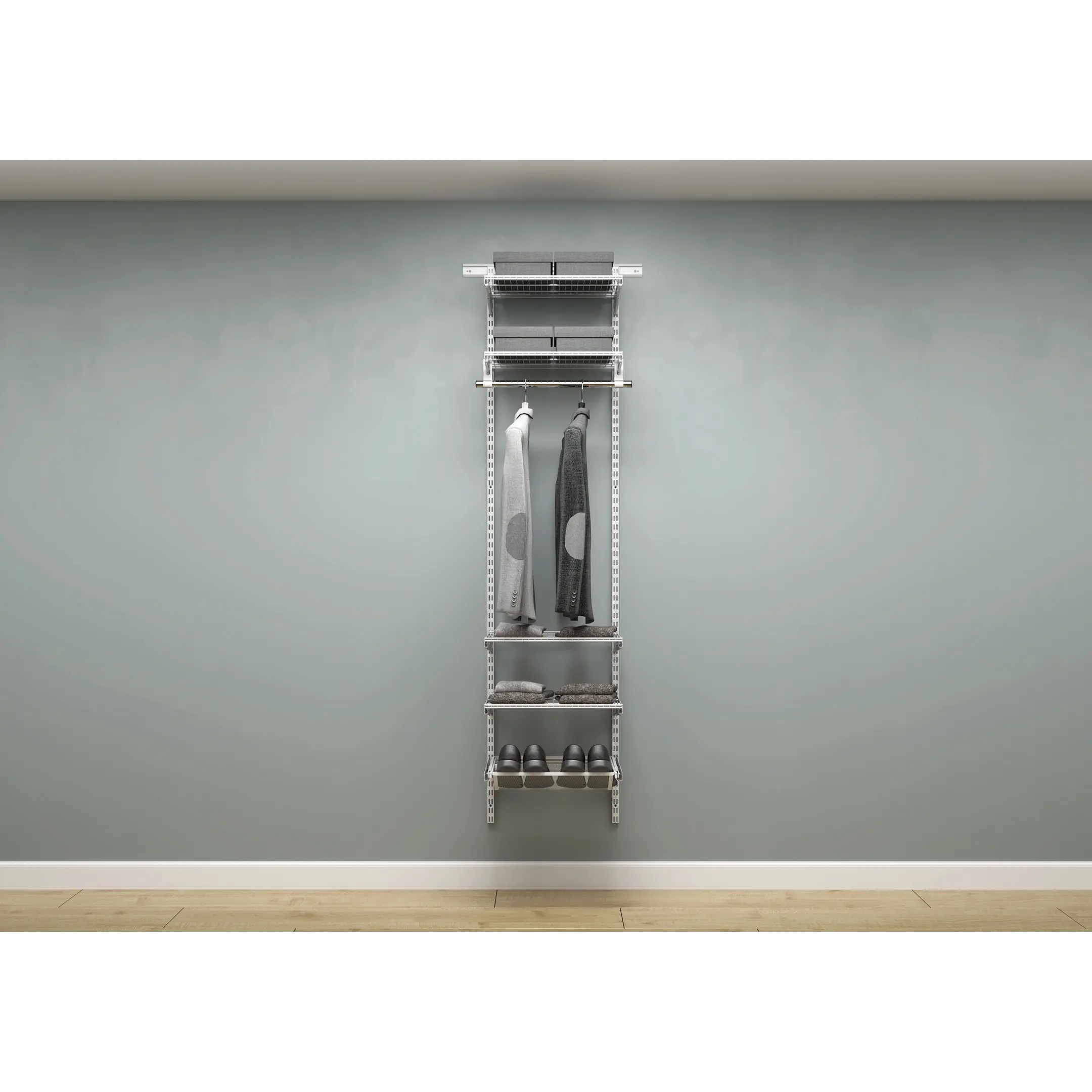 Гардеробная система ПРАКТИК Home Прихожая Medium 1 белая