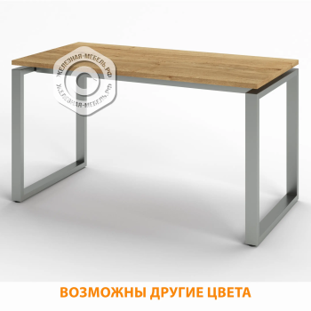 Стол рабочий СрТ-20 (тип 2) (1400х600х750) (столешница ЛДСП дуб вотан, каркас серый)