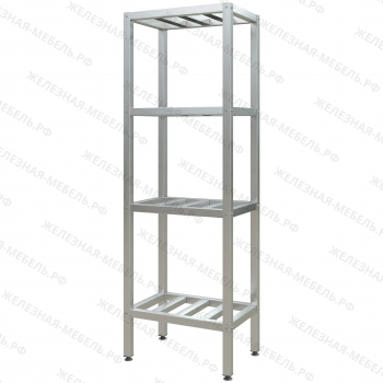 Стеллаж полочный СПЛп &laquo;Profi Inox&raquo; 1800х600х400 (полка-решетка 4 шт.)