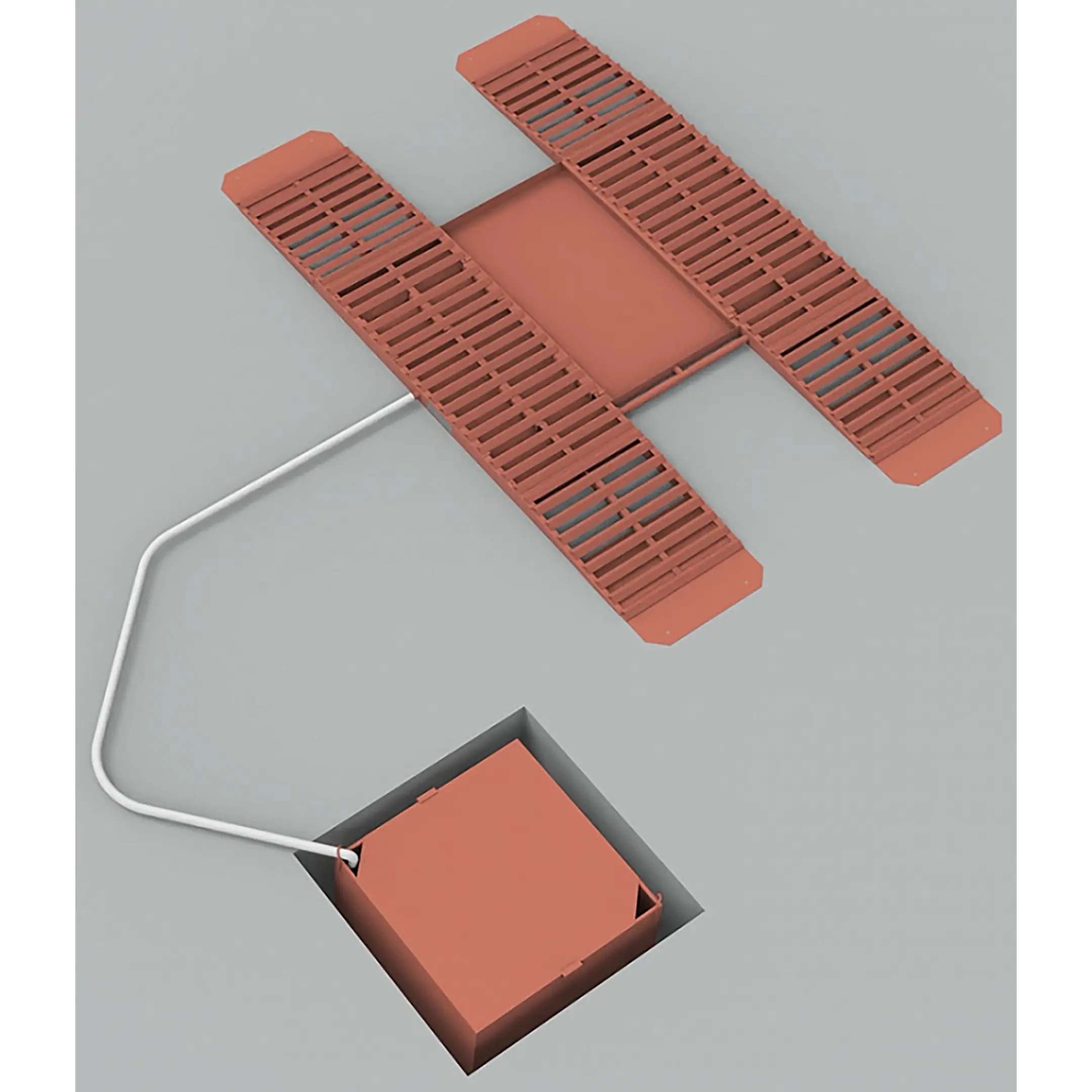 Эстакада металлическая &laquo;Каскад&raquo; Комфорт, разборная, 4м, усиленная