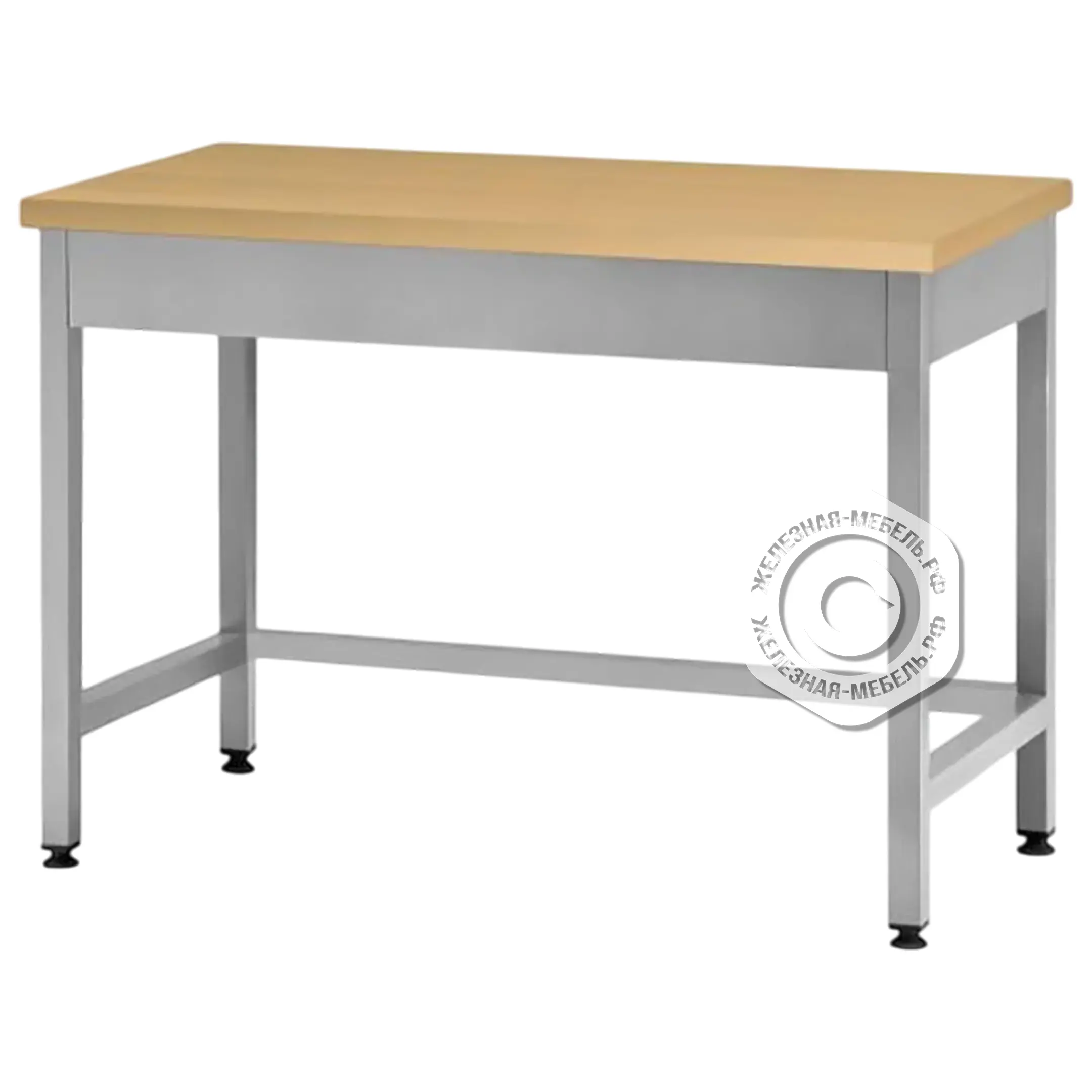 Стол кондитерский СПРп 860х1200х700 &laquo;Profi Ral&raquo;, бук/40 (полка-обвязка)