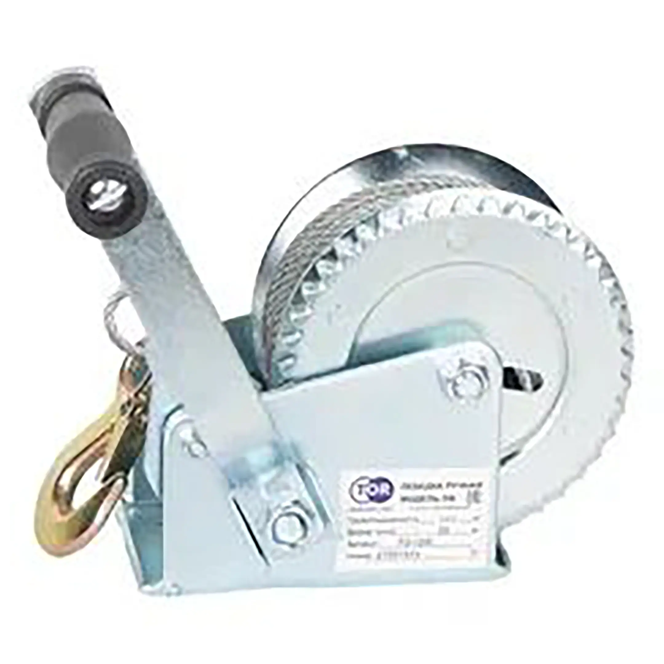 Лебедка ручная TOR ЛФ-1200 (FD) г/п 0,5 т длина троса 10 м