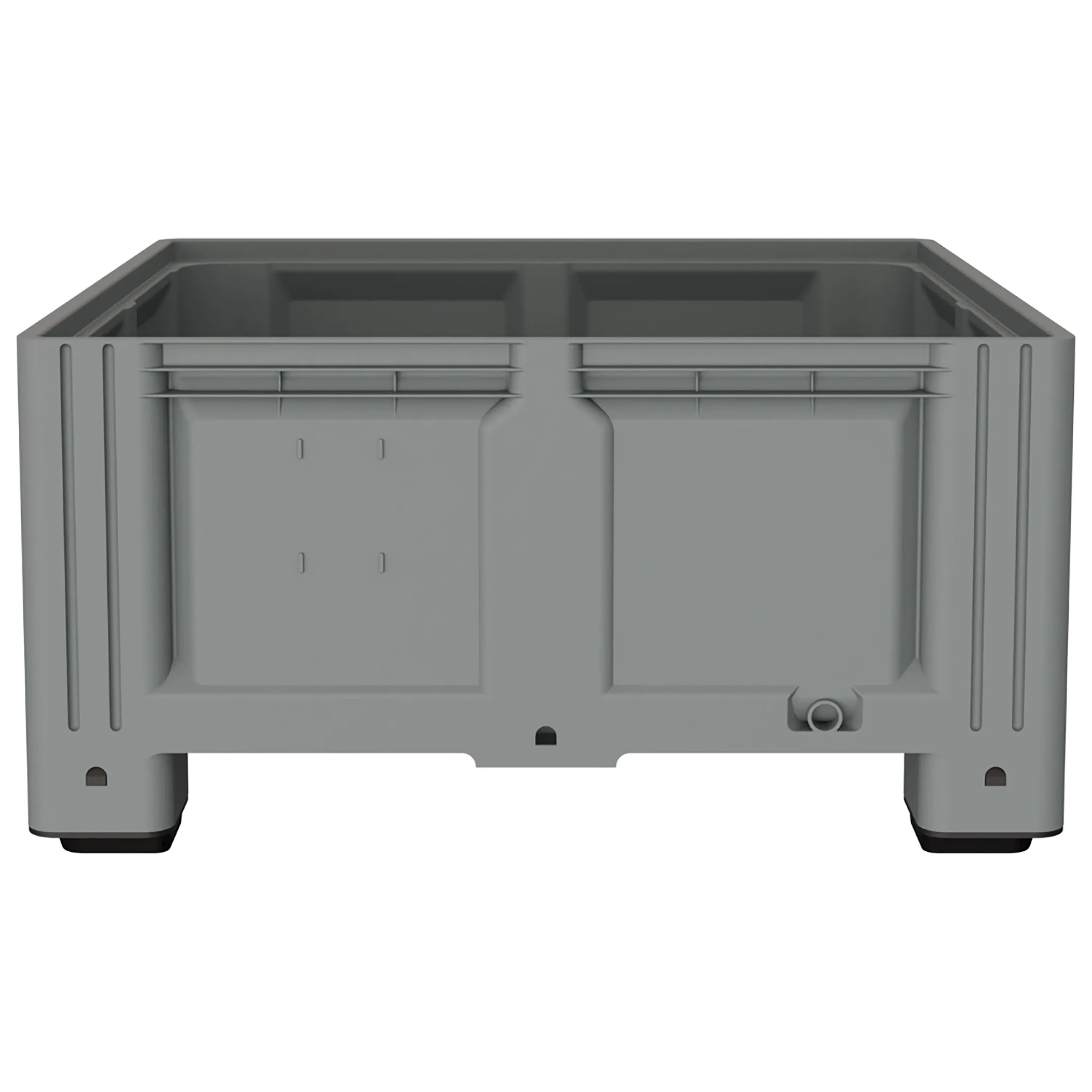 Пластиковый контейнер IBOX 1130x1130x580 (сплошной, на ножках) арт. 11.604SF.92.РЕ.С10, без крышки