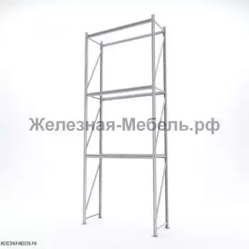 Стеллаж СФМ 4000х1500х600 (3 яруса без настила) RAL