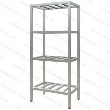 Стеллаж полочный СПЛп &laquo;Profi Inox&raquo; 1800х800х500 (полка-решетка 4 шт.)