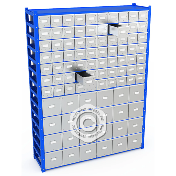 Система хранения с выдвижными ящиками BOXES M 2000.1500.400.M70B24