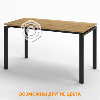 Стол рабочий СрТ-20 (тип 1) (1200х600х750) (столешница ЛДСП дуб вотан, каркас черный)