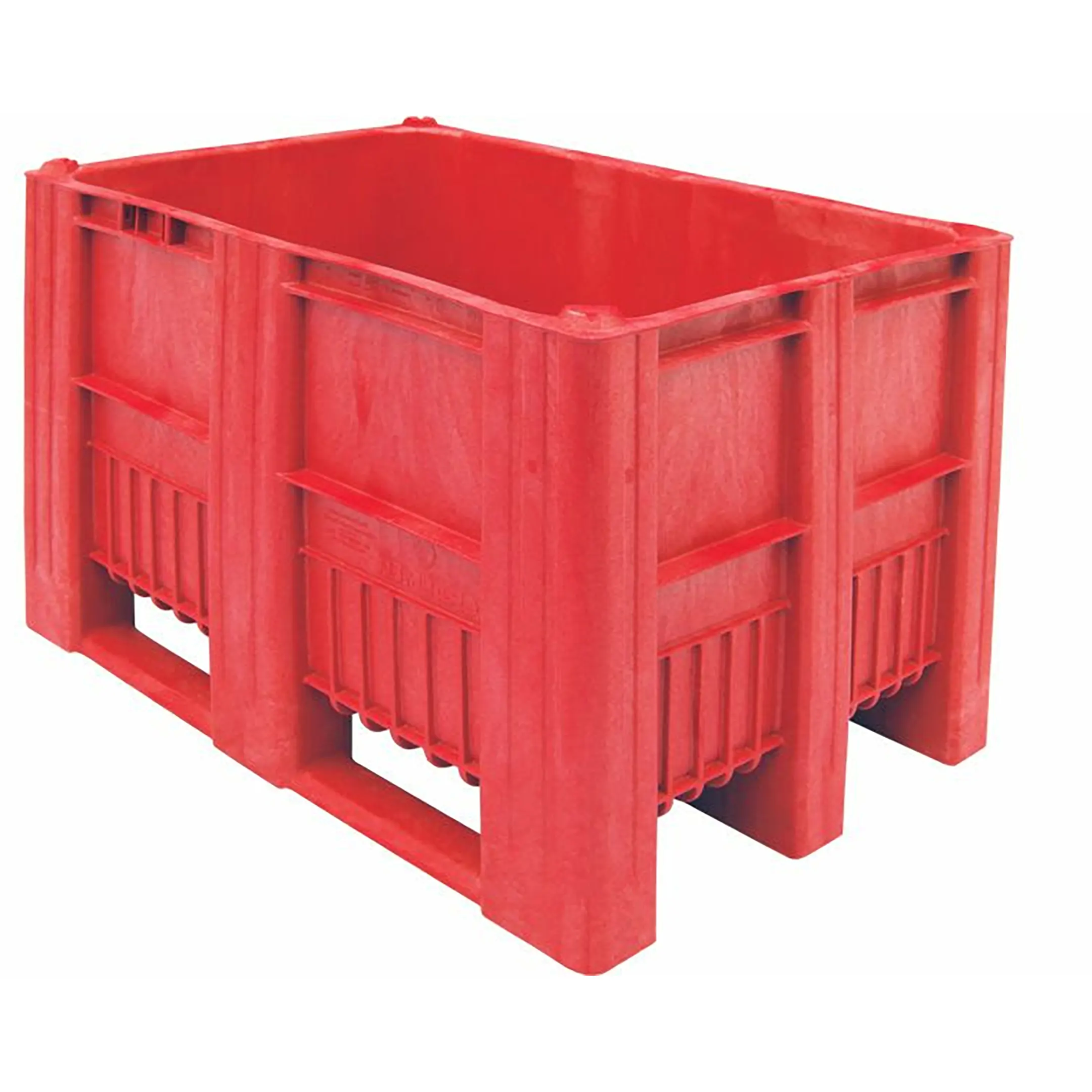 BoxPallet 1200х800х740 мм сплошной арт. C-Box 1208 S (740), без крышки (Красный)