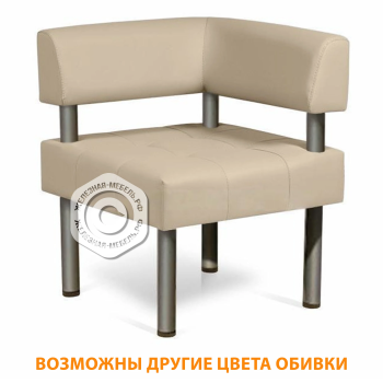 Диван-кресло одноместный ДО-8/4 (кожзам Эконом бежевый)