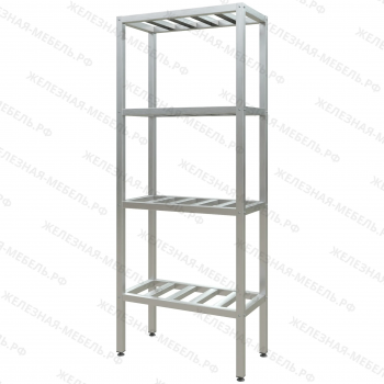 Стеллаж полочный СПЛп &laquo;Profi Inox&raquo; 2000х800х400 (полка-решетка 4 шт.)