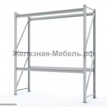 Стеллаж СФМ 2000х1750х600 (2 яруса без настила) RAL