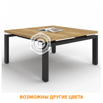 Стол журнальный ЖС-22&nbsp;(ЛДСП дуб вотан, каркас черный)