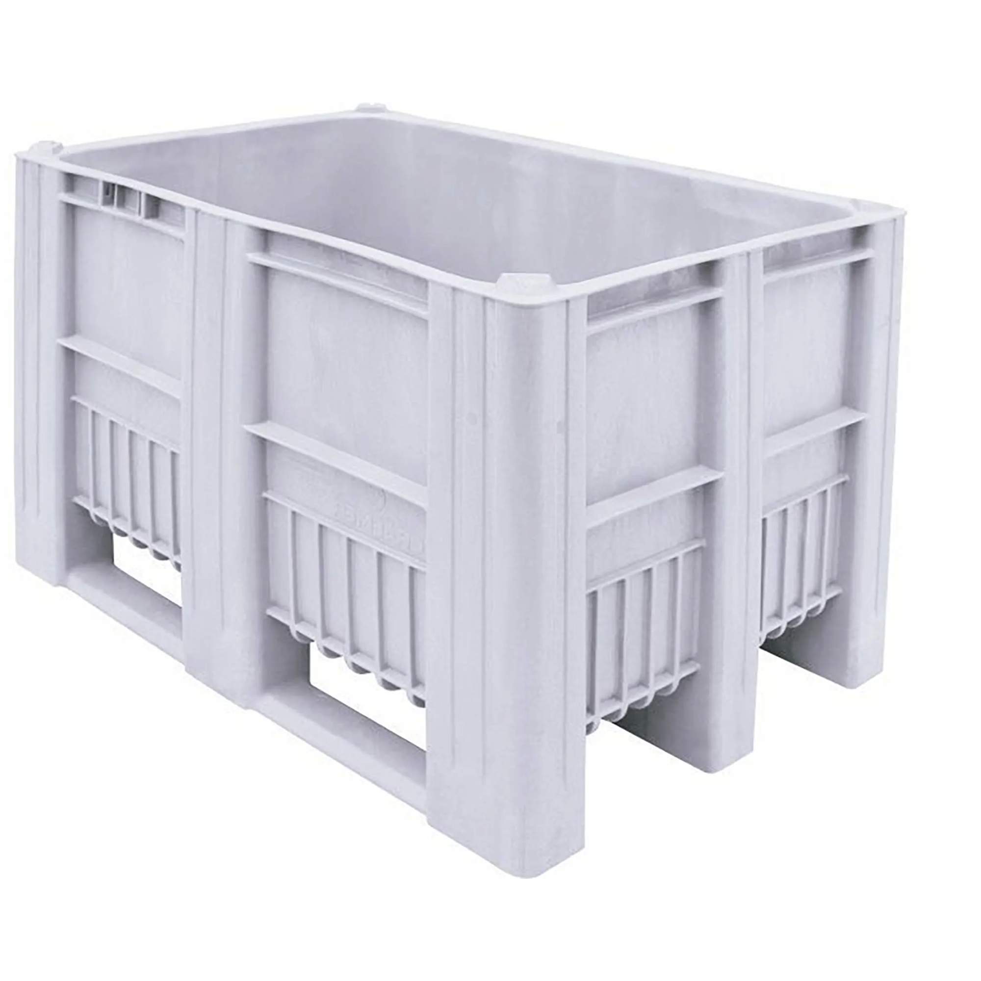BoxPallet 1200х800х740 мм сплошной арт. C-Box 1208 S (740), без крышки (Серый)