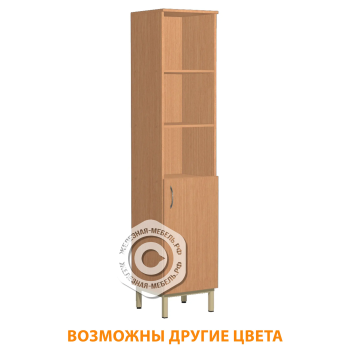 Шкаф-пенал для документов и материалов П-2.1 (ЛДСП бук, каркас бежевый)