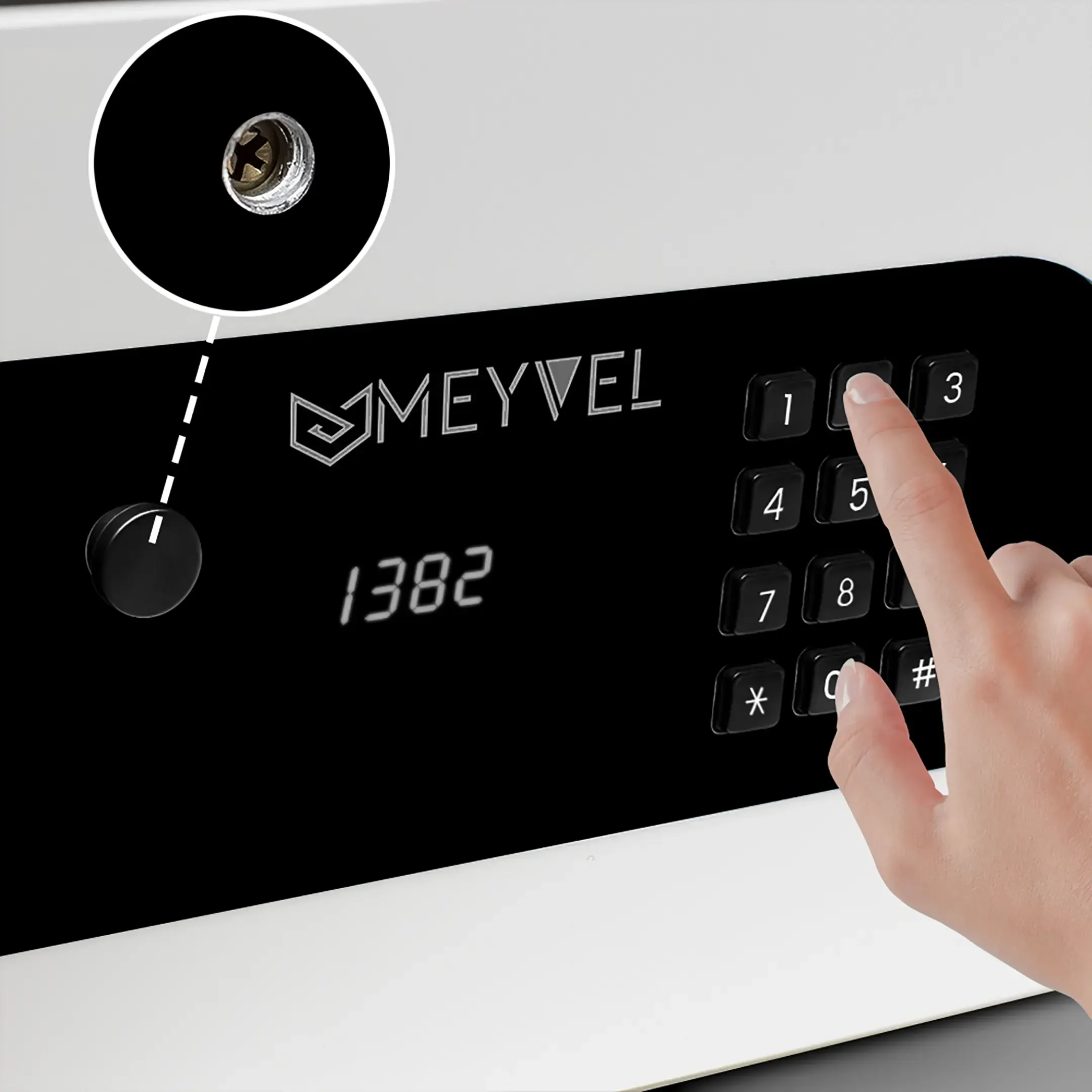 Сейф Meyvel SF8-430-195 (белый)