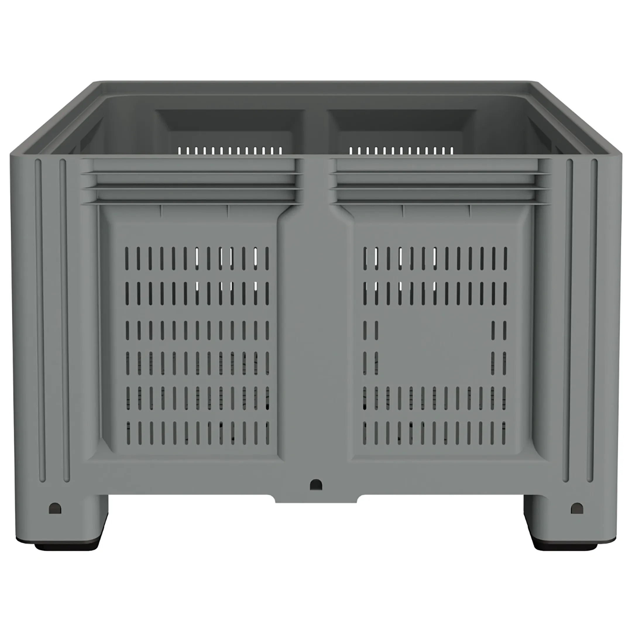 Пластиковый контейнер IBOX 1130x1130x760 (перфорир., на ножках) арт. 11.604B.92.РЕ.С10, без крышки