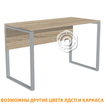 Стол для врача рабочий СрТ-2.01 (1200х600х750) (ЛДСП бук, каркас серый)