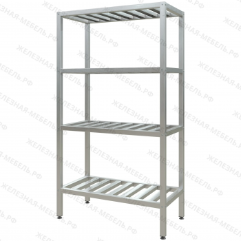 Стеллаж полочный СПЛп &laquo;Profi Inox&raquo; 1800х1000х500 (полка-решетка 4 шт.)