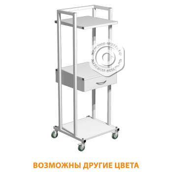 Стеллаж-стойка для приборов СПя-3 (белый)