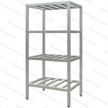 Стеллаж полочный СПЛп &laquo;Profi Inox&raquo; 1600х800х600 (полка-решетка 4 шт.)
