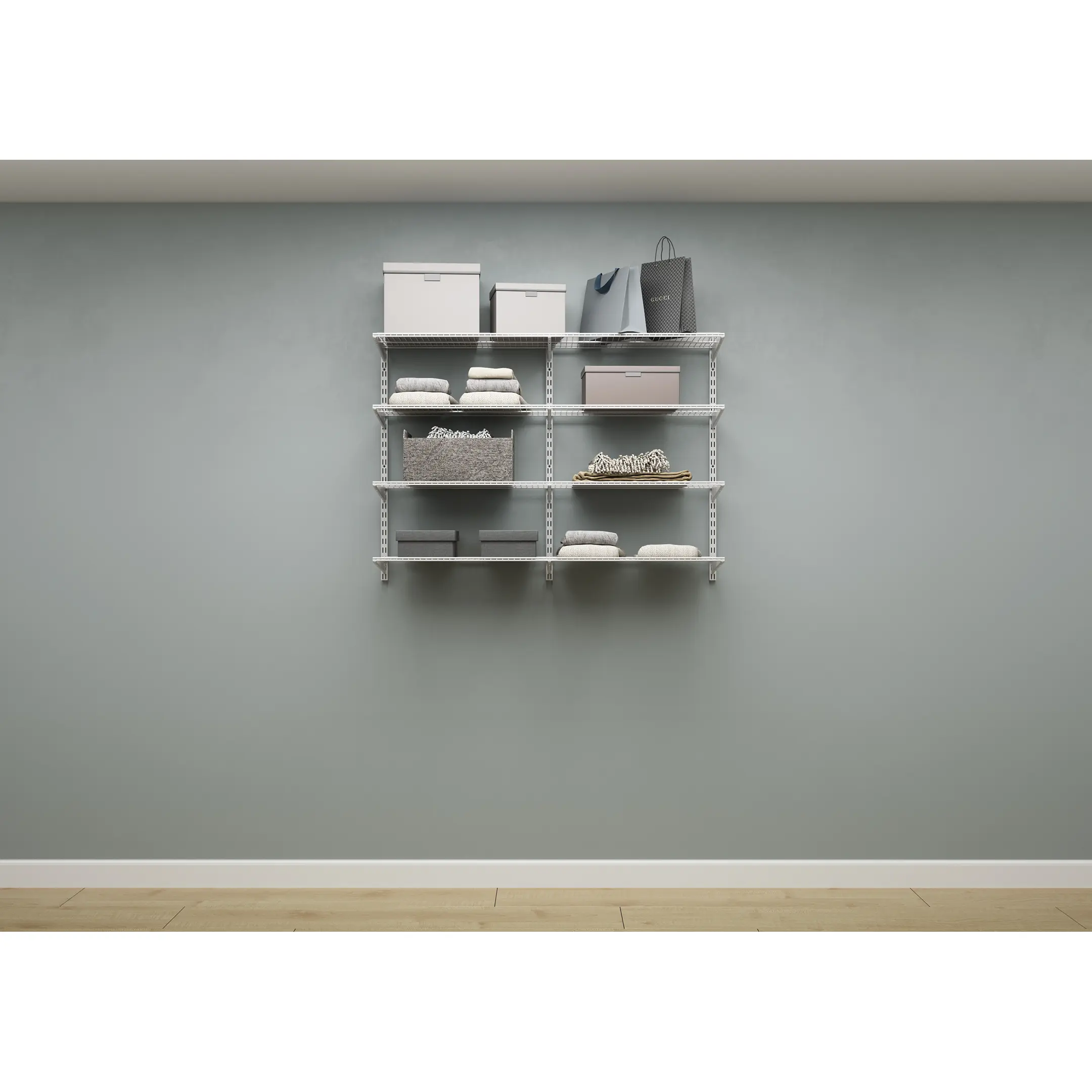 Гардеробная система ПРАКТИК Home Прихожая Light 4 белая